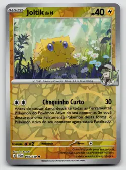 N's Joltik 049/159 Journey Together 2025 Reverse Holo Portuguese - Image 1