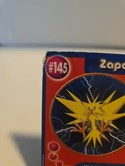 Burger King Pokemon PokeTrivia Non-Perforated Zapdos #145 (DMG) - Image 5