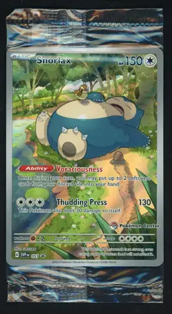 2023 Pokemon SVP EN 151 Pokemon Center ETB Promo #051 Snorlax Sealed - Image 1