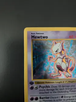 Pokemon Mewtwo 10/102 Holo 1st Edition Base Set Shadowless - Image 5