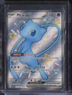 2024 Pokemon Paldean Fates Shiny Ultra Rare #216 Mew ex - Image 1