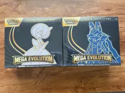 Pokemon TCG Mega Evolution [Gardevoir] And [Lucario] ETB Lot Of Two Sealed - Image 1