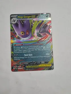 Mega Gengar ex 056/094 Double Rare Phantasmal Flames Pokemon Holo Near Mint - Image 1