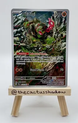 Pokemon Scarlet & Violet Shrouded Fable Okidogi 074/064 Illustration Rare -LP/NM - Image 1