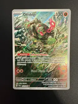 Pokemon Scarlet & Violet Shrouded Fable Okidogi 074/064 Illustration Rare -LP/NM - Image 3