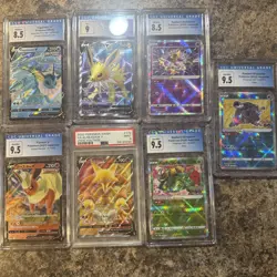 Graded Pokemon Card Lot Of 7 - Image 1