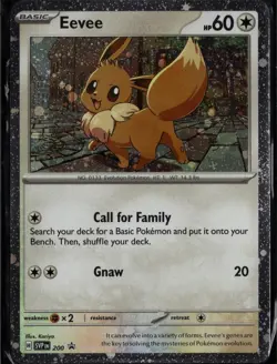 Eevee (Cosmos Holo) SVP 200 Holo Promo Scarlet & Violet Promo Pokemon Near Mint - Image 1
