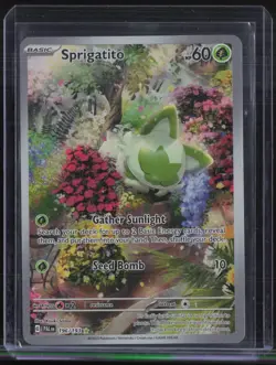 2023 Pokemon Paldea Evolved Illustration Rare #196 Sprigatito - Image 1