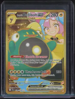 2025 Pokemon Journey Together Hyper Rare #188 Iono's Bellibolt ex - Image 1