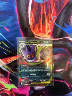 Mega Gengar ex 056/094 Double Rare Phantasmal Flames Pokemon Near Mint - Image 1
