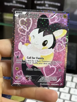 Emolga RC23/RC25 Legendary Treasures 2013 Full Art Radiant Pokemon Card TCG - Image 3
