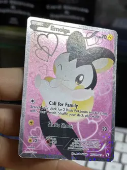 Emolga RC23/RC25 Legendary Treasures 2013 Full Art Radiant Pokemon Card TCG - Image 5