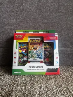 Pokemon TCG First Partner Illustration Collection Series 1 Box Sealed - Image 1