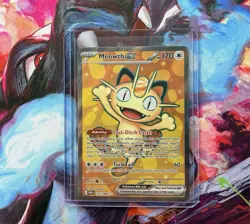 MEOWTH EX ULTRA RARE POKEMON HOLO PERFECT ORDER 107/88 NM - Image 1