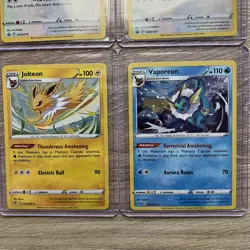 Lot of 6 Pokemon Flareon 026/185 Vaporeon 030/185 Jolteon 047/185 & Eevee Promos - Image 5