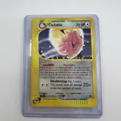 Pokemon TCG Clefable Expedition 41/165 Reverse Holo Rare 2002 MP - Image 1