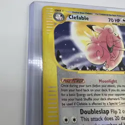 Pokemon TCG Clefable Expedition 41/165 Reverse Holo Rare 2002 MP - Image 2