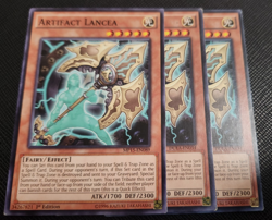 Yu-Gi-Oh! Artifact Lancea 1st Edition x3!!! - Image 1