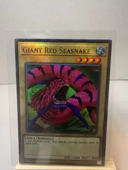 Yu-Gi-Oh! Giant Red Seasnake LCKC-EN097 Legendary Collection Kaiba Ultra Rare A… - Image 1