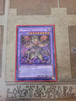 YUGIOH PREDAPLANT TRIPHYOVERUTUM LDS3-EN076 SECRET LIMITED ED NM - Image 1