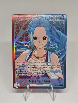 Nefeltari Vivi EB03-001 Leader Holo One Piece CCG English NM - Image 1