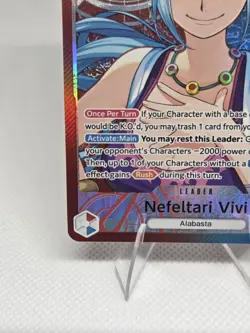 Nefeltari Vivi EB03-001 Leader Holo One Piece CCG English NM - Image 4