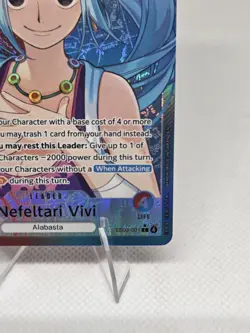 Nefeltari Vivi EB03-001 Leader Holo One Piece CCG English NM - Image 5