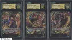2024-25 One Piece JPN Premium Leader BCG Fest Luffy Ace Sabo CGC 10 PRISTINE (3) - Image 1