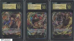 2024-25 One Piece JPN Premium Leader BCG Fest Luffy Ace Sabo CGC 10 PRISTINE (3) - Image 1