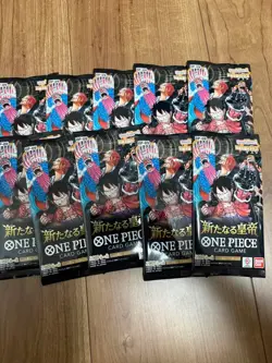 10 PACKS OP-09 Emperors in the New World One Piece Japanese SEALED - Image 1