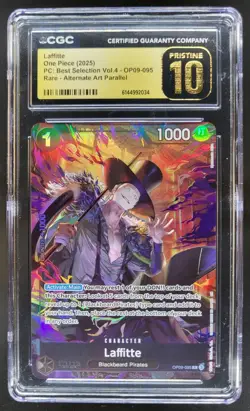 2025 ONE PIECE LAFFITTE RARE ALT ART OP09-095 CGC 10 PRISTINE TL3 - Image 1