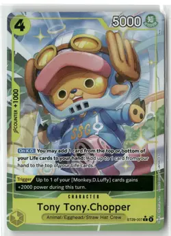 ONE PIECE STARTER DECK 29 TONY TONY.CHOPPER ST29-007 PROMO ENGLISH TCG - Image 1