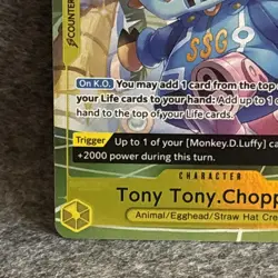 TONY TONY CHOPPER-ONE PIECE TCG STARTER ST29-007 C ALT ART - ENGLISH NM. - Image 5