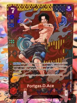 PORTGAS D ACE - One Piece OP02-013 - SP Special Super Rare SR - Two Legends - Image 1