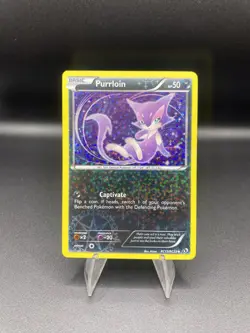 Purrloin RC13/RC25 Legendary Treasures Radiant Collection Holo Pokemon - Image 1