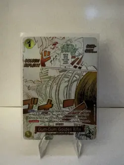 One Piece Gum-Gum Golden Rifle OP15-116 (Alternate Art) (English) NM - Image 1