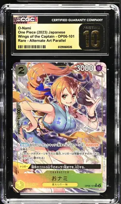 O-Nami #OP06-101 Japanese 2023 One Piece Wings Of The Captain CGC 10 PRISTINE - Image 1