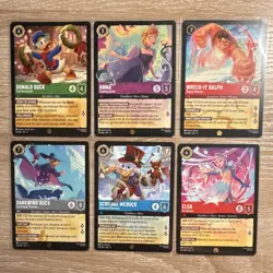 Disney Lorcana Winterspell lot of 6 Legendary Cards All Mint Normal 6 cards - Image 4