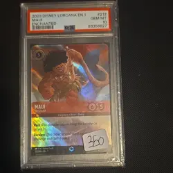 Disney Lorcana Maui Hero To All Enchanted Holo 212/204 First Chapter EN PSA 10 - Image 1