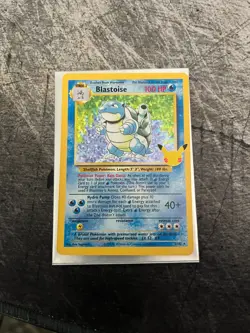 Pokemon TCG Blastoise Celebrations: Classic Collection 2/102 Holo Holo Rare - Image 1