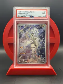 Pokemon TCG N's Reshiram Card 167/159 Illustration Rare, Journey Together, PSA 9 - Image 1