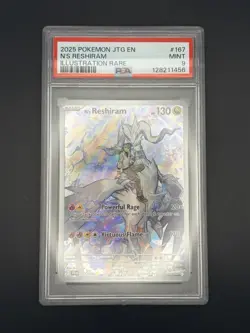 Pokemon TCG N's Reshiram Card 167/159 Illustration Rare, Journey Together, PSA 9 - Image 3