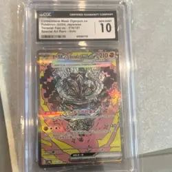 Pokemon Cornerstone Mask Ogerpon Ex Holo Card 216/187 Japanese Special Art Rare - Image 1