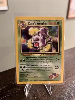 Koga's Weezing 50/132 Non Holo Gym Challenge - Pokemon Card - Image 1