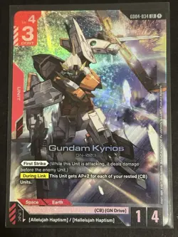 Gundam Kyrios (GD04-034) [LR Foil] (NM) - Gundam Card Game - Phantom Aria (ENG) - Image 1