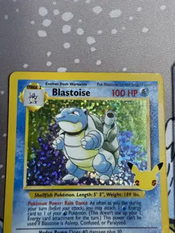 Pokemon Celebrations Blastoise 2/102 Classic Collection Holo Near Mint - Image 4