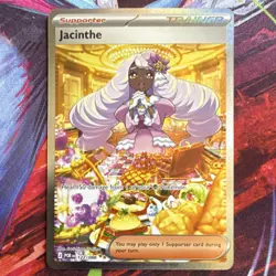 Pokemon Jacinthe 122/088 POR Foil Rare Trainer Supporter English Card - Image 1