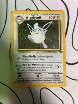 Wigglytuff 16/64 TGC Pokemon Card From The Jungle Set, In Mid Condition. - Image 1