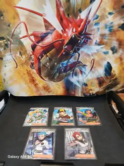 Pokemon Destined Rivals Lot Of Full Art Trainer Cards 5 Cards Total - Image 1