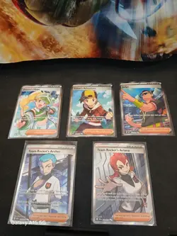 Pokemon Destined Rivals Lot Of Full Art Trainer Cards 5 Cards Total - Image 2